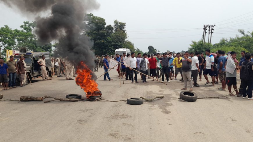 হেজামারায় বলপ্রয়োগ,অশালীন আচরণে বন্ধ সফল করার চেষ্টা TSF-র, সাংবাদিক ও পুলিশের কাজে বাঁধা