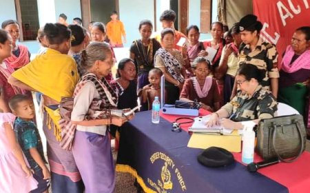 করবুকে BSF-র স্বাস্থ্য শিবির