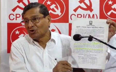 আগরতলা পুর নিগমের বর্ধিত সম্পদ করে স্পষ্টিকরণ চাইল CPI(M)