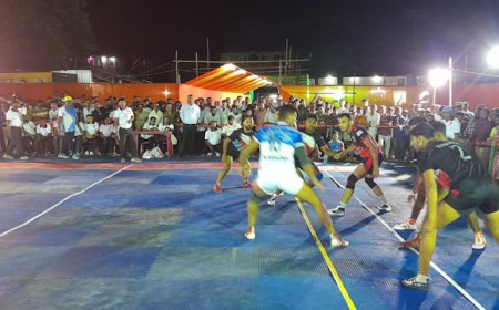 গান্ধীগ্রামে তিনদিন ব্যাপী কাবাডি খেলার উদ্বোধন