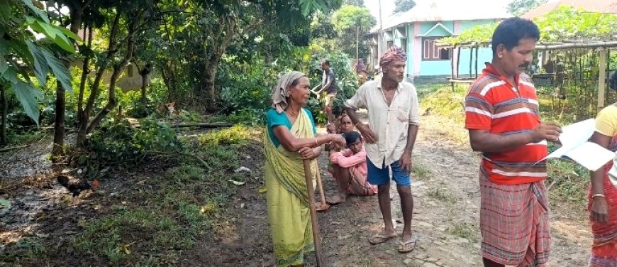 উত্তর বামুটিয়া গ্রাম পঞ্চায়েত এলাকায় রেগার কাজের নিয়মে দফারফা