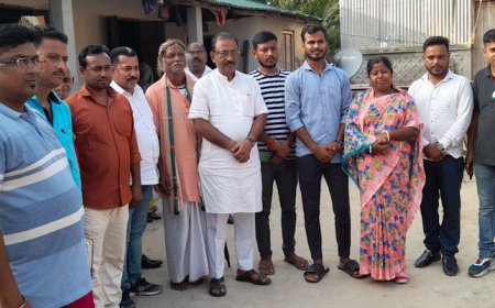 বামুটিয়াতে BJP-র বর্ষিয়ান এবং অভিমানী  নেতাদের সাথে সাক্ষাত করলেন রাজ্য সভাপতি