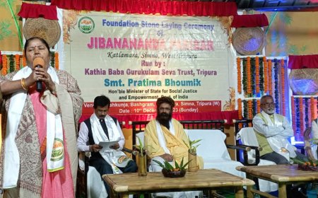 শিলান্যাস হলো জীবনানন্দ পরিবার বৃদ্ধাশ্রমের, সহযোগিতার ঘোষণা প্রতিমার