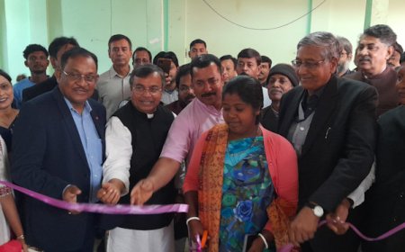 বামুটিয়ায় উদ্বোধন হলো মডার্ন রাবার প্রসেসিং ইউনিটের