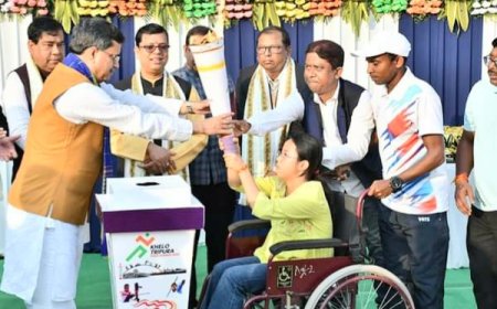 খেলো ত্রিপুরা প্যারা গেমসের উদ্বোধন করলেন মুখ্যমন্ত্রী