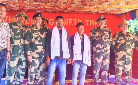 BSF-র হাতে আত্মসমর্পণ করল NLFT-র ( বিশ্বমোহন) দুই সন্ত্রাসবাদি
