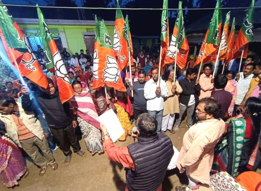 মোহনপুরে ৬৭ জন ভোটার বিরোধী দল ছেড়ে BJP-তে যোগদান করেন