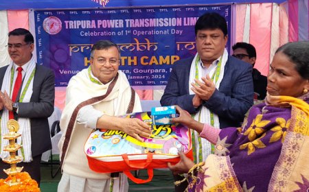 গৌড় পাড়ায় অনুষ্ঠিত স্বাস্থ্য শিবির, দেওয়া হয় কম্বল ও LED বাল্ব