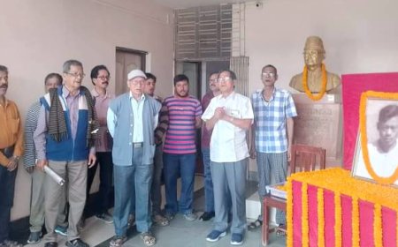 মেলারমাঠে ধনঞ্জয় ত্রিপুরার শহীদান দিবস পালন