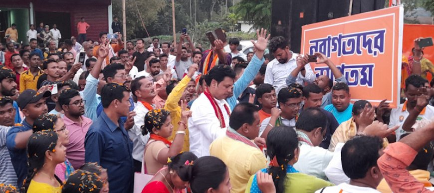 বামুটিয়ায় ২১৭০ ভোটার BJP-তে, সিমনাতে বিপ্লবের সমর্থনে বাইক রেলি ও সভা