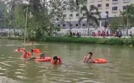 খেজুর বাগানে রানীর পুকুরে তলিয়ে গেল যুবক, তল্লাশি জারি