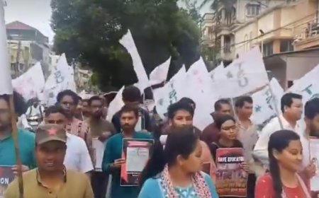 বিদ্যাজ্যোতির শোচনীয় ফলাফল! স্পষ্টিকরণ চেয়ে পথে নামল SFI-TSU