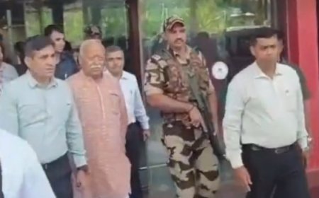 রাজ্যে এলেন সংঘ প্রধান মোহন ভাগবত