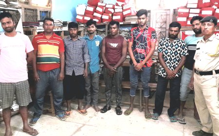বামুটিয়ায় অবৈধ অনুপ্রবেশকারী ৭ বাংলাদেশি সহ ১ ভারতীয় সহযোগী পুলিশের জালে