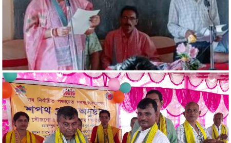 মোহনপুর এবং বাবুটিয়া ব্লকের গ্রাম পঞ্চায়েতে শুরু হলো শপথ গ্রহণ