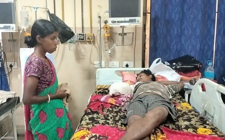 ধান মাড়াইয়ের মেশিনে কাজে কাজ করতে গিয়ে হাত খোয়া গেল কৃষকের