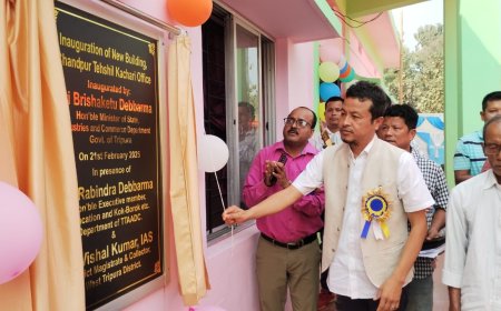 উদ্বোধন হলো নবনির্মিত চাঁনপুর তহশীল কাছারির পাকা ভবনের