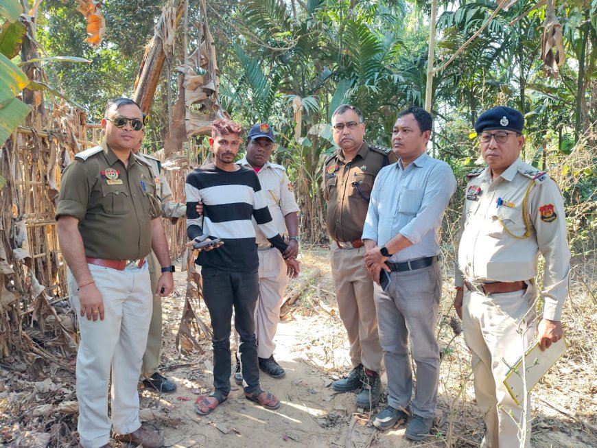 পুলিশ রিমান্ডে অভিযুক্তকে জিজ্ঞাসাবাদে আগ্নেয়াস্ত্র উদ্ধার করলো সিধাই থানার পুলিশ