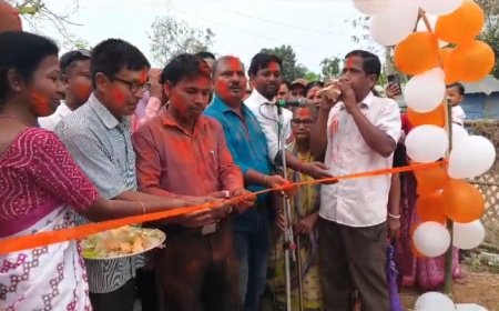 বামুটিয়ার পূর্ব বামুটিয়া গ্রাম পঞ্চায়েত এলাকায় সূচনা হলো নবনির্মিত CC রোডের‌