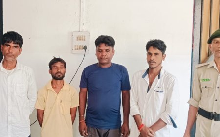 IllegalGambling// দুর্গা বাড়ির চা বাগানে বৈশাখী মেলাকে ঘিরে জোয়ার আসর থেকে ৪ অভিযুক্ত আটক