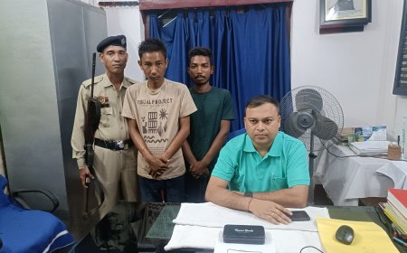 স্বর্ণের হার চুরির দায়ে গ্রেফতার ২, চুরির হার উদ্ধারা করলো সিধাই থানার পুলিশ