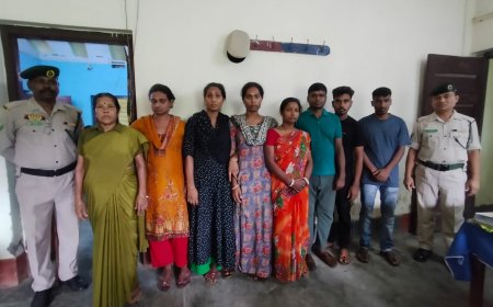 অবৈধ অনুপ্রবেশকারী নির্লজ্জ ৯ বাংলাদেশিকে গ্রেফতার করলো BSF