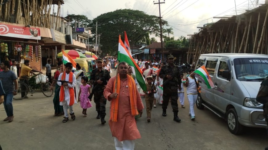 বাংলাদেশ না শুধরালে কঠোর পদক্ষেপ নেওয়া হবে, তিরঙ্গা রেলি থেকে হুঁশিয়ারি কৃষিমন্ত্রীর