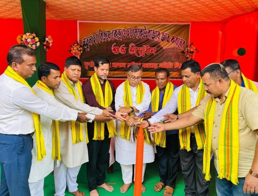 চা শ্রমিকের উন্নয়ন চায় সরকার, দেওয়া হচ্ছে জমি ও ঘর, দুর্গা বাড়ির চা বাগানে বললেন কৃষিমন্ত্রী