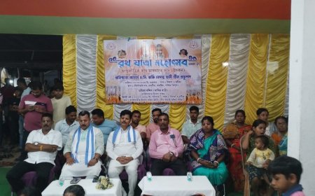 কালীবাজারে রথযাত্রা উৎসবে জনঢল