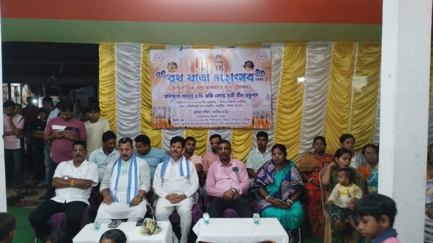 কালীবাজারে রথযাত্রা উৎসবে জনঢল
