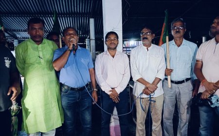 বন্ধের সমর্থনে এলে পিঠের চামড়া তুলে দেওয়া হবে,কালীবাজারে হুশিয়ারি মন্ডল সভাপতির