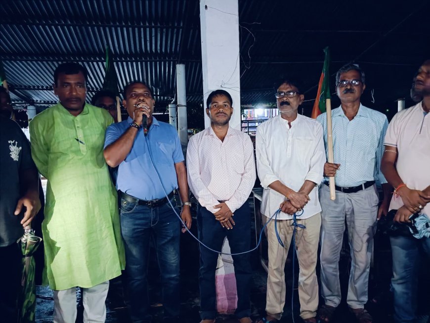 বন্ধের সমর্থনে এলে পিঠের চামড়া তুলে দেওয়া হবে,কালীবাজারে হুশিয়ারি মন্ডল সভাপতির