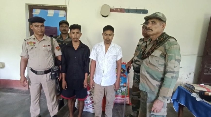 সিলিং এর উপর থেকে উদ্ধার গাঁজা, গ্রেফতার ২ অভিযুক্ত