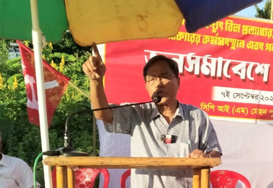 ডঃ মানিক সাহা আপনি ২০২৮ পর্যন্ত ক্ষমতায় থাকুন: জিতেন্দ্র চৌধুরী
