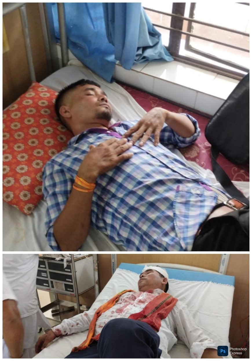 হেজামারায় মোথার আক্রমণে রক্ত ঝরলো বিজেপির