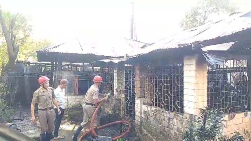 ভয়াবহ অগ্নিকাণ্ডে গোটা বাড়ি পুড়ে ছাই, দমকলের ৩ টি ইঞ্জিন নিয়ন্ত্রণে আনে আগুন