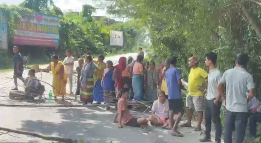 লেম্বু ছড়ায় পথ দুর্ঘটনায় নিহত ১ প্রতিবাদে জাতীয় সড়ক অবরোধ করে গ্রামবাসী