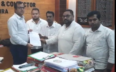 ধর্মনগর ডিপুতে পেট্রোল ডিজেল সরবরাহ শুরুর দাবিতে জেলা শাসকের নিকট ডেপুটেশন যুব কংগ্রেসের