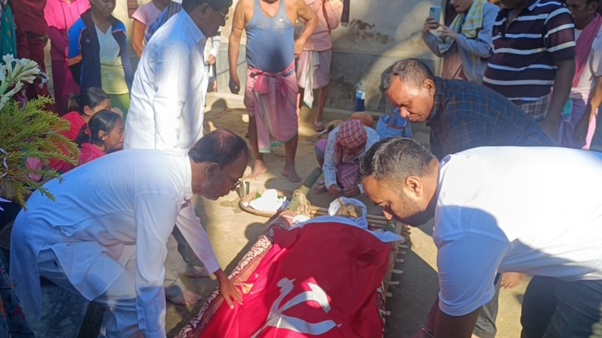 প্রয়াত হলেন বামুটিয়ার বর্ষীয়ান সিপিআই(এম) নেতা জ্যোতি লাল দত্ত