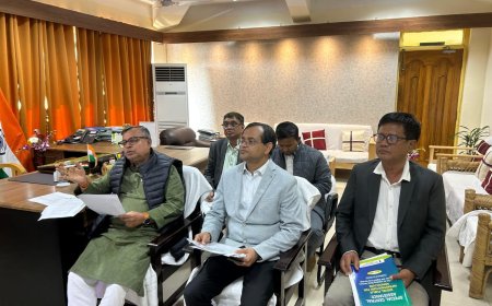 কৃষকদের রেজিস্ট্রেশন নিয়ে সচিবালয়ে বৈঠক করলেন মন্ত্রী রতন লাল নাথ