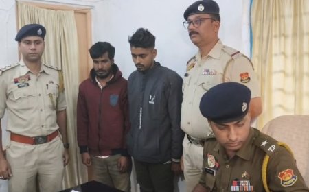 চুরি কান্ডে স্বর্ণের হার সমেত দুই অভিযুক্তকে গ্রেফতার করল এডিনগর থানার পুলিশ