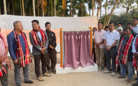 প্রধানমন্ত্রী গ্রামীণ সড়ক যোজনায় নতুন রাস্তার শিলান্যাস করলেন বৃষকেতু