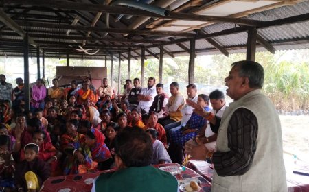 বিনোদিনী চা-বাগানে মন্ত্রী হস্তক্ষেপে সমস্যার সমাধান