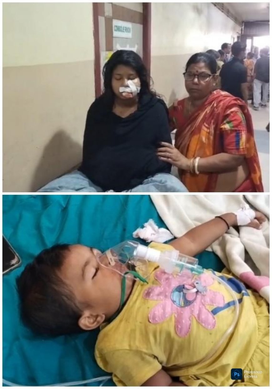 অটোর ধাক্কায় গুরুতর আহত হয়ে ভাই-বোন-জীবিপি হাসপাতালে চিকিৎসাধীন