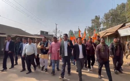 হেজামারায় আক্রান্ত BJP, পুলিশের মামলা দায়ের, বিক্ষোভ মিছিল ভাজপার