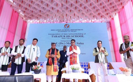 মোহনপুর মহকুমাতে ৪ টি বিদ্যালয়ের নবনির্মিত ভবনের উদ্বোধন করলেন মুখ্যমন্ত্রী