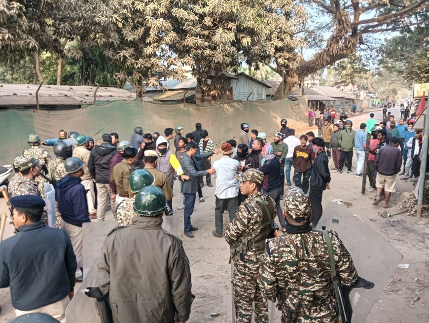 হেজামারায় BJP-র দলীয় কার্যালয় স্থাপনের ভূমি পূজা মথার হামলা, প্রতিরোধ BJP-র