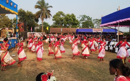 চা ও ঝুমুর উৎসব অনুষ্ঠিত বামুটিয়ায়