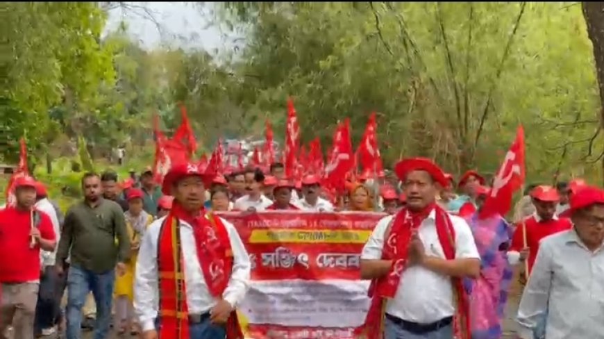 সিমনা তমাকারী ও বুধজংনগর ওয়াখি নগর কেন্দ্রের CPI(M) প্রার্থীর মনোনয়ন দাখিল