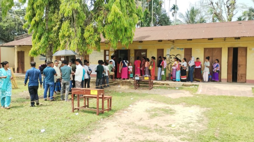 মোহনপুর মহকুমায় নির্বিঘ্নে সম্পন্ন ভোট গ্রহণ প্রক্রিয়া